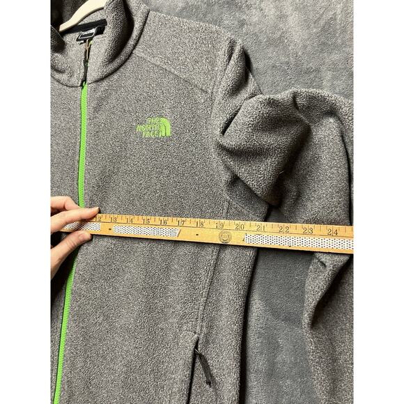 The North Face Jacket Men’s S Grey Green Flashdry Full Zip Fleece Outdoor - Picture 3 of 16